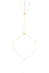 Shell Body Chain - Gold Tone