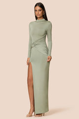 Nookie Kaia Long Sleeve Maxi Dress - Sage