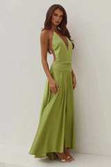 Amadine Maxi Dress - Olive