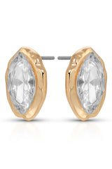 Crystal Luxe Mini Studs - Clear