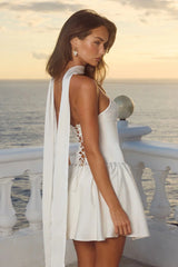 Oriana Mini Dress - Ivory