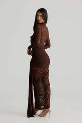 Celeste Skirt - Espresso Brown