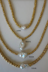 Maisie Necklace - 24K Gold Plated