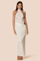 Nookie Lennox Bodysuit Maxi Dress - White