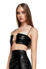 Nookie Drama Crop - Black
