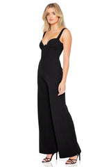 Nookie Romance Jumpsuit - Black
