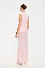Roza Maxi Dress - Petal Pink