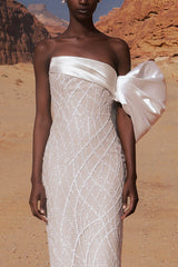 Satari Gown - White
