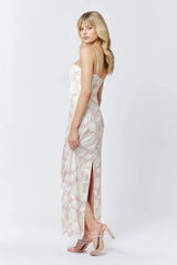 Valeria Floral Dress - Pink
