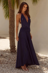 Amadine Maxi Dress - Navy