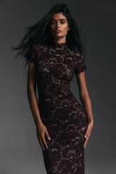 Nookie Alessia Midi Dress - Wine
