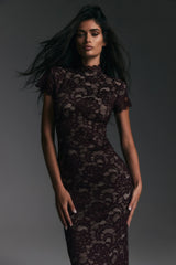 Nookie Alessia Midi Dress - Wine