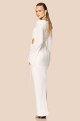 Nookie Mirage LS Gown - Cream