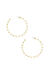 Rhinestone Hoop Earrings