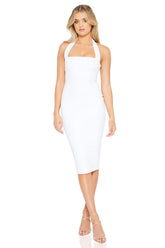 Nookie Boulevard Midi Dress - White