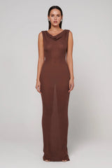 Kyra Maxi Dress - Bark