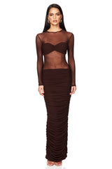 Nookie Eclipse Gown - Cocoa