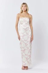 Valeria Floral Dress - Pink