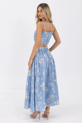 Ralene Set - Blue Flower