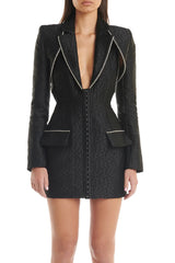 Teri Blazer Dress - Black