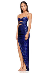 Nookie Sublime Cutout Maxi - Sapphire