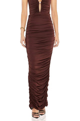 Nookie Clique Skirt - Cocoa