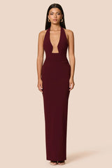 Nookie Demi Gown - Wine