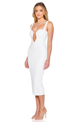 Nookie Minx Midi Dress - Ivory