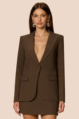 Nookie Monde Blazer - Chocolate