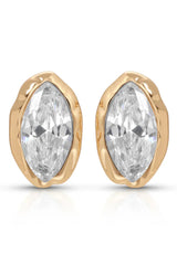 Crystal Luxe Mini Studs - Clear