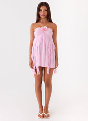 Amadine Mini Dress - Pink