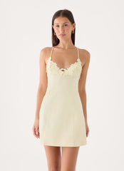 Brave Sound Mini Dress - Yellow