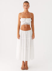 Evi Midi Skirt - Ivory