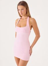 Healthy Habit Mini Dress - Pink