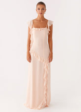 Naya Maxi Dress - Peach