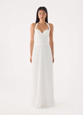 Tunnel Vision Maxi Dress - White