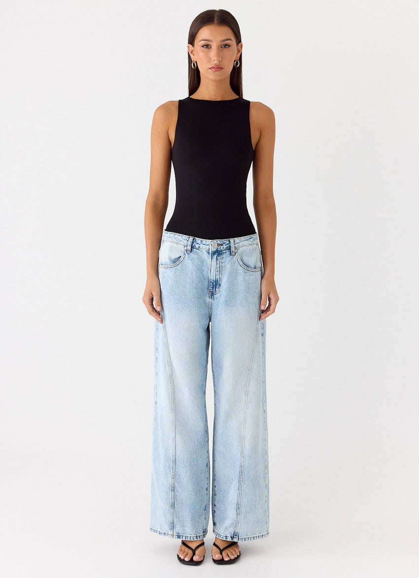 Vincenza Bodysuit - Black