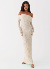 Yours Always Lace Maxi Dress - Ivory