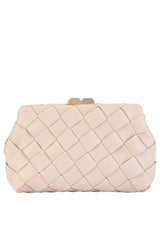 Quinn Woven Clutch - Natural
