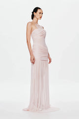 Misha Ember Wrapped Maxi Dress - Dusty Pink