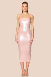 Nookie Siren Midi Dress - Pink