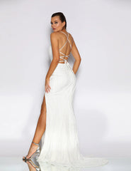 Jadore JX2006 Gown - Ivory