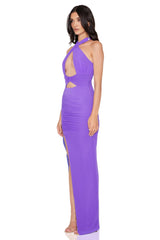 Nookie Intrigue Gown - Purple