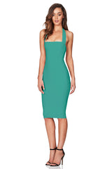 Nookie Boulevard Midi Dress - Emerald