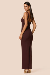 Nookie Charm 2-Way Gown - Cocoa