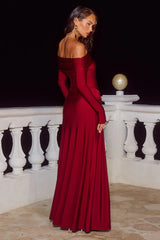 Abbie Maxi Dress - Cherry