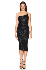 Nookie Demi Midi Dress - Black