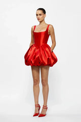 Muse Mini Dress - Red