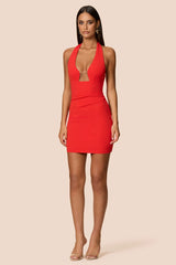 Nookie Demi Mini Dress - Cherry