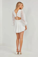 Tabetha Dress - White